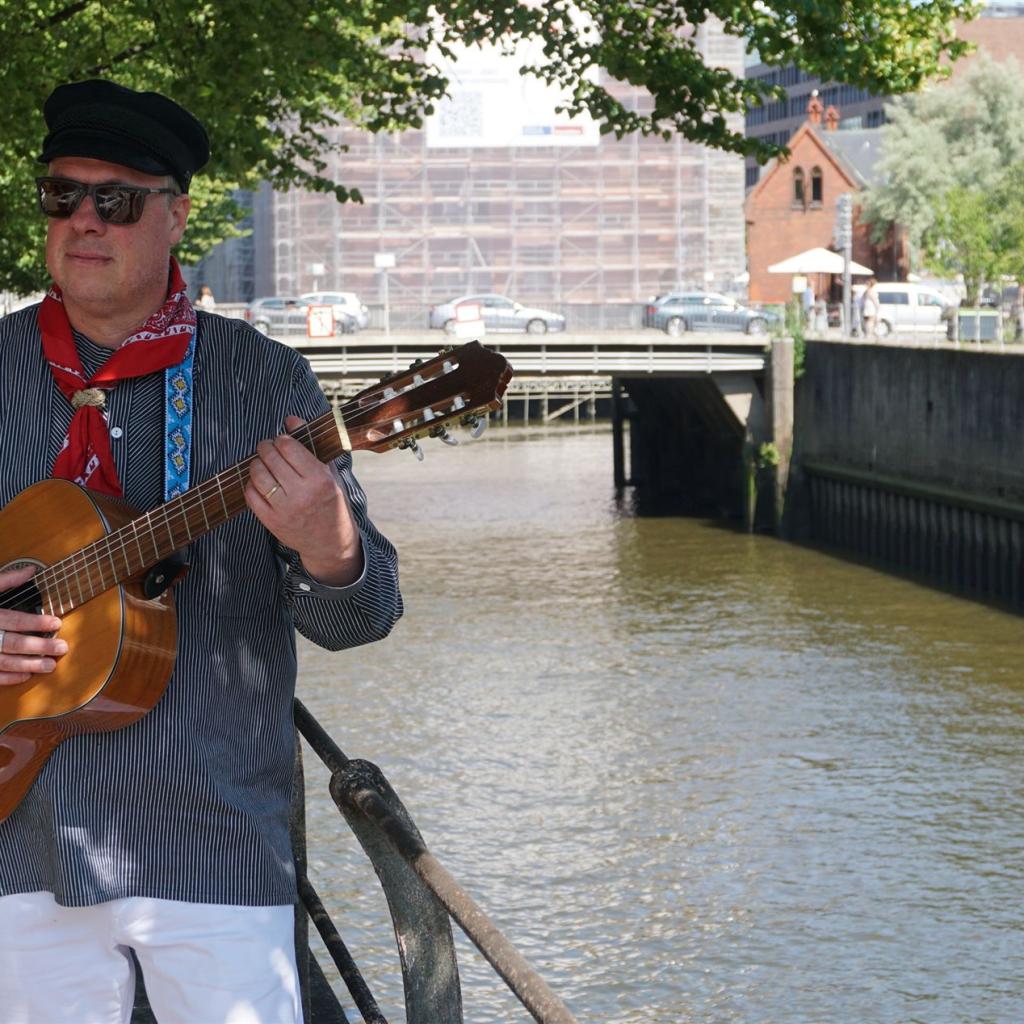 Im Schatten in der Speicherstadt